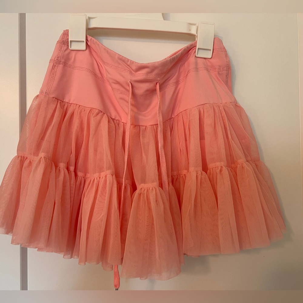 Pink tennis pickleball skort